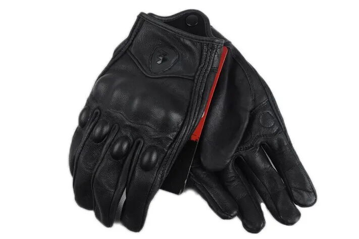 

Retro Genuine Leather Motorcycle Gloves Ventilate Soft MBX/MTB/ATV Glove Motocross Extreme Sport Equipment bike
