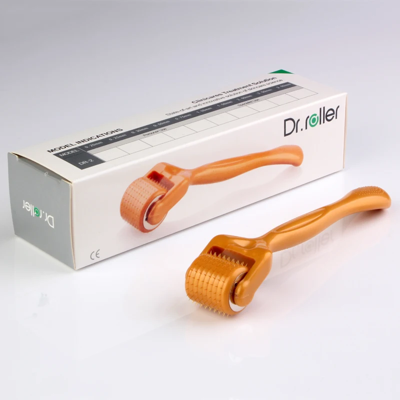 Микро иглы ролик для кожи Dr. Roller 192 титановые инструмент затяжки лица|Мезороллер| |