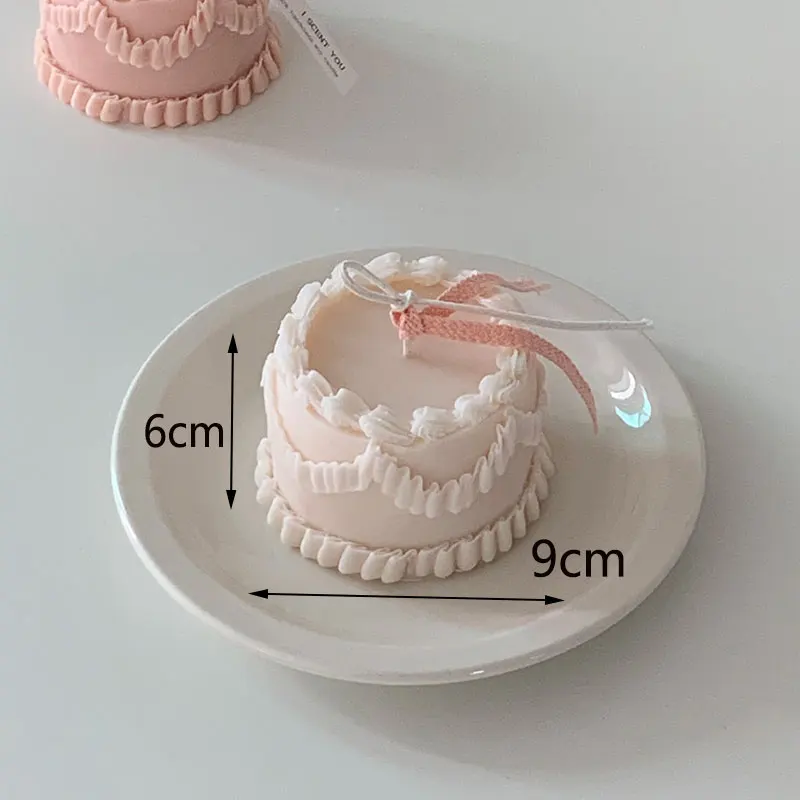 

Simulation Cream Decorating Cake Candle Mold Korean Style Aromatherapy Candle Making Silicone Mold Handmade Soap Mold