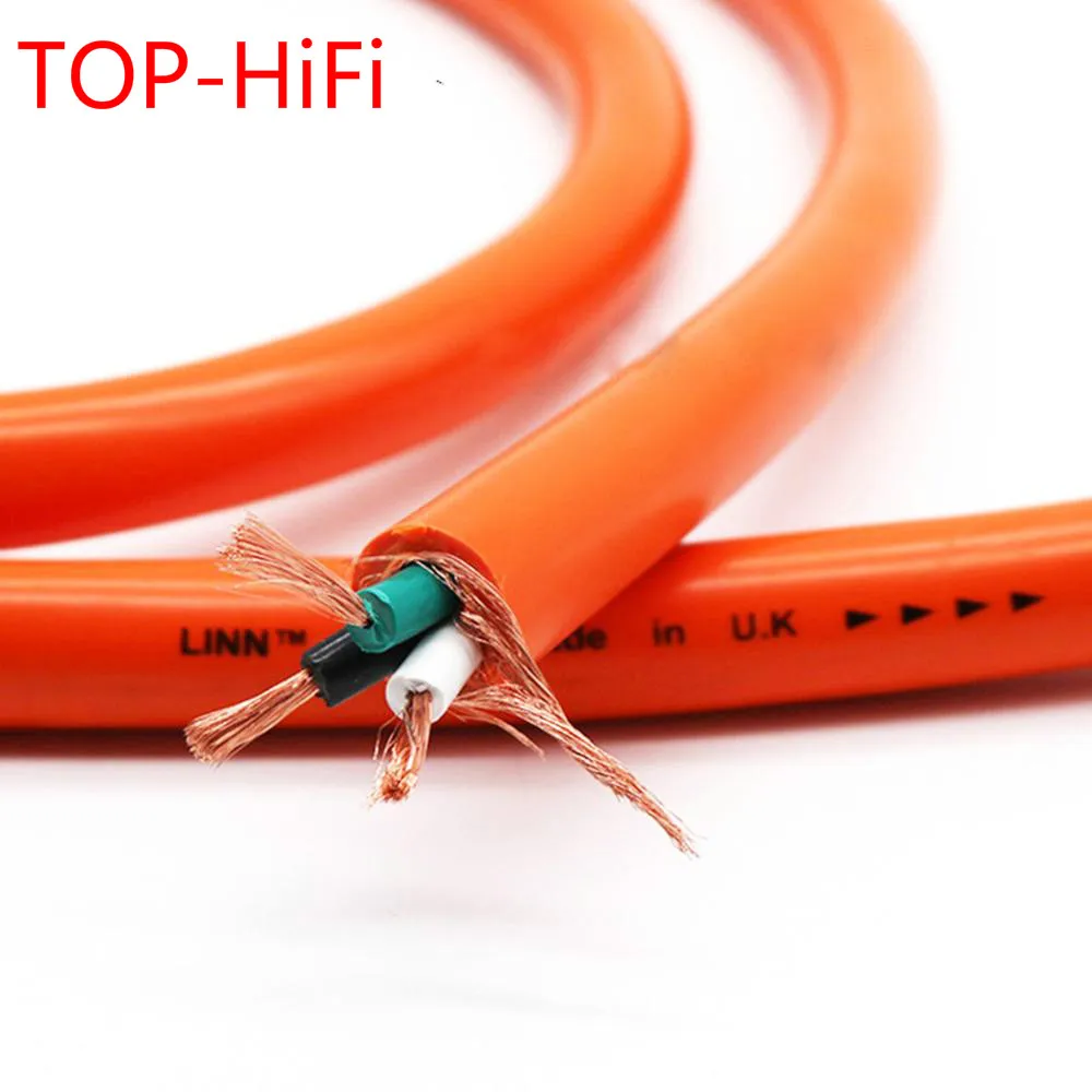 Высококачественный Hi Fi аудиокабель K 800 Чистая медь 6N OFC кабель End чистый красный