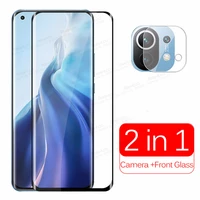 3d full curved tempered glass for xiaomi mi 11 glass screen protector xiomi mi11 safety phone protective cover camera lens film