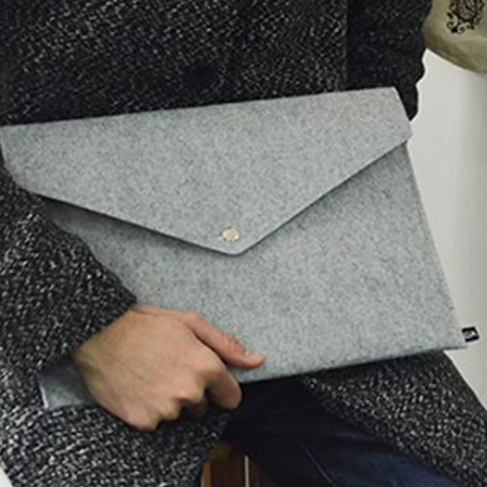 

2 Pcs A4 File Folders Felt Folder Expanding Document Folder Portable Felt Holder Documents Folders Briefcase Bag(Dark Grey and L