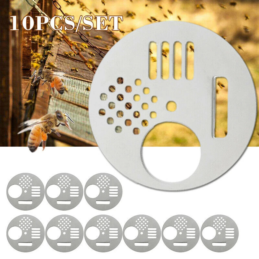

Round Bee Hive Gate Entrance Ventilation Hole Replacement Multi-purpose