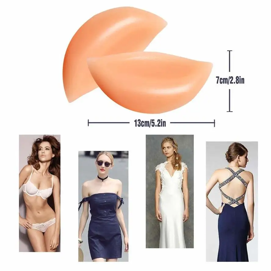 Силиконовые вставки для бюстгальтера Halyuhn силиконовые накладки груди