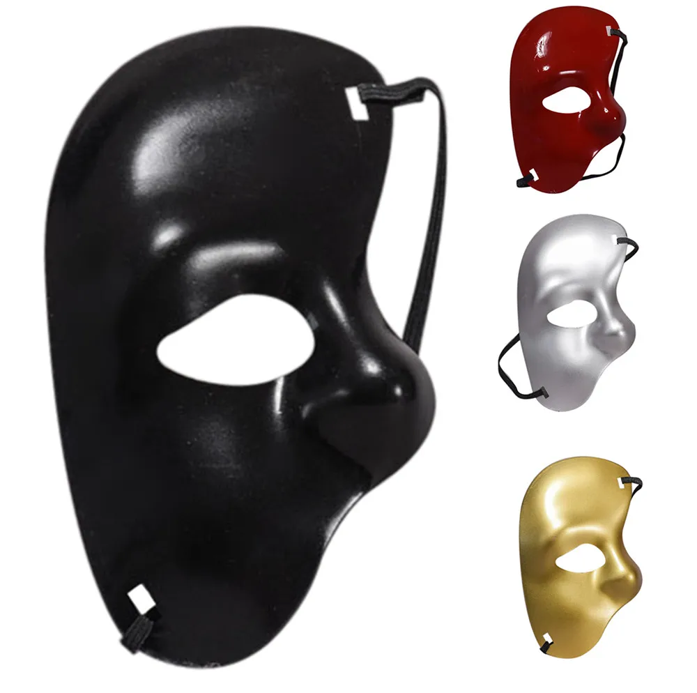 Маскарадная венетионная маска для вечерние полулица Фантом оперы Маска Марди