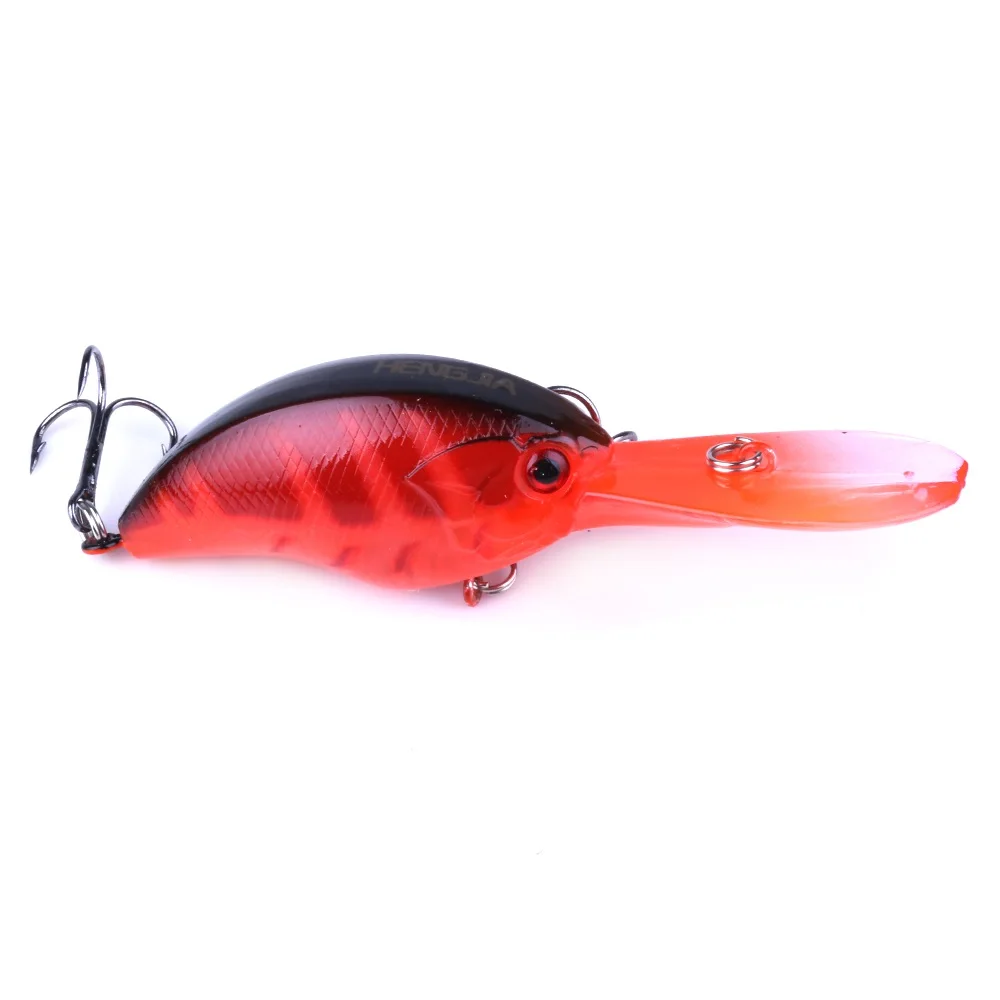 As the picture Hengjia жесткий пластик верхней воду воблеры воблер искусственные Swimbaits PESCA рыболовные снасти 9 см 13 г 6# крючки - Цвет: As the picture
