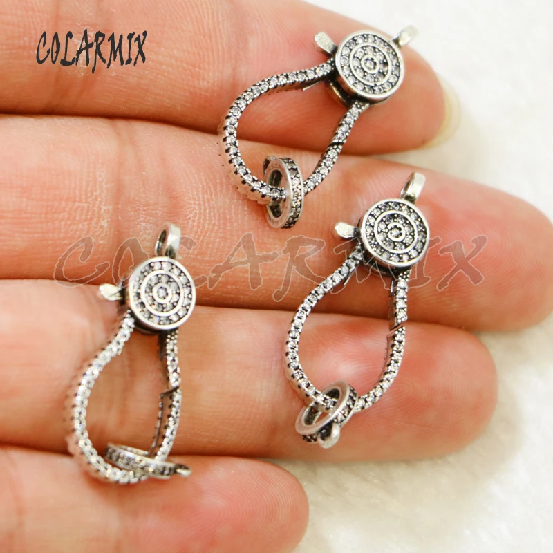 10 шт. Подвески с застежкой-карабином для ожерелья аксессуары Ретро Застежка