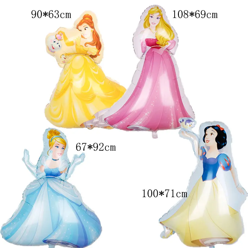 Воздушные шары в стиле Принцессы Диснея Белоснежка Золушка украшения для дня