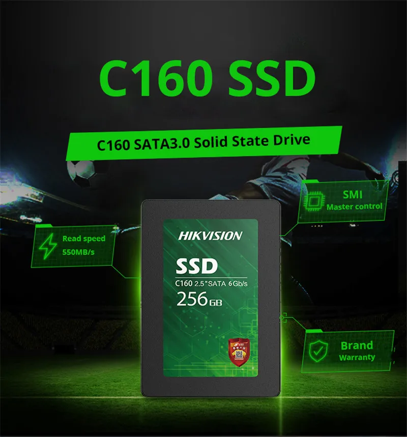 HIKVISION C160 2,5 дюймовый SSD 256GB 512GB 1 ТБ SATA TLC 3D NAND super speed SATAIII 6 ГБ/сек. твердотельный жесткий диск для настольного ноутбука