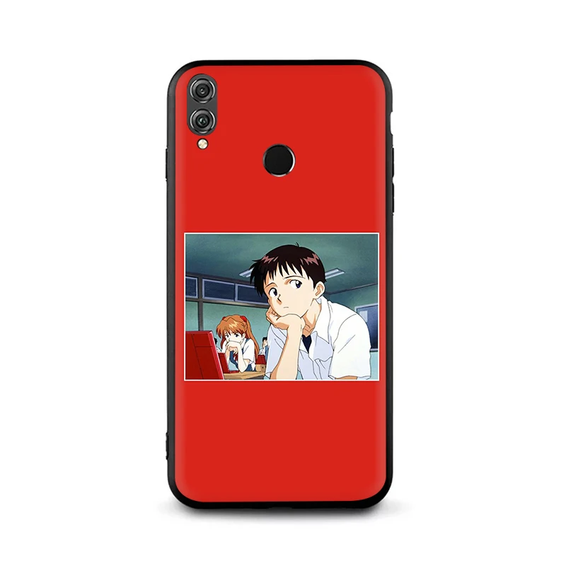 B8 EWAU Japanese Anime Aesthetic Friend Silicone phone case for Huawei Honor 6A 7A Pro 7C 7X 8X 8 9 Note 10 Lite view 20 9X Pro - Color: B8