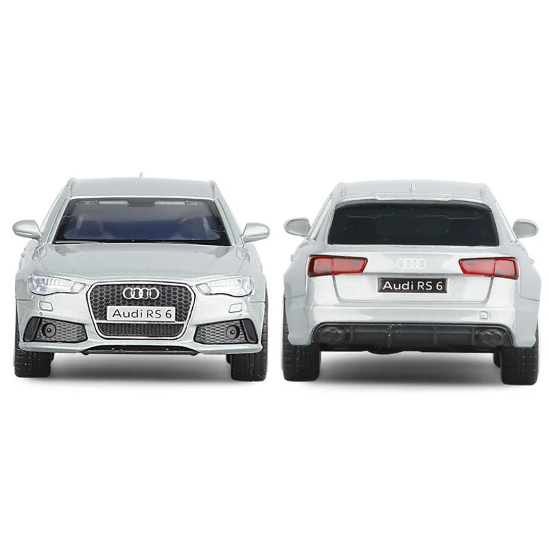 Литой металлический автомобиль Audi RS6 в масштабе 1:36 универсал роскошная модель