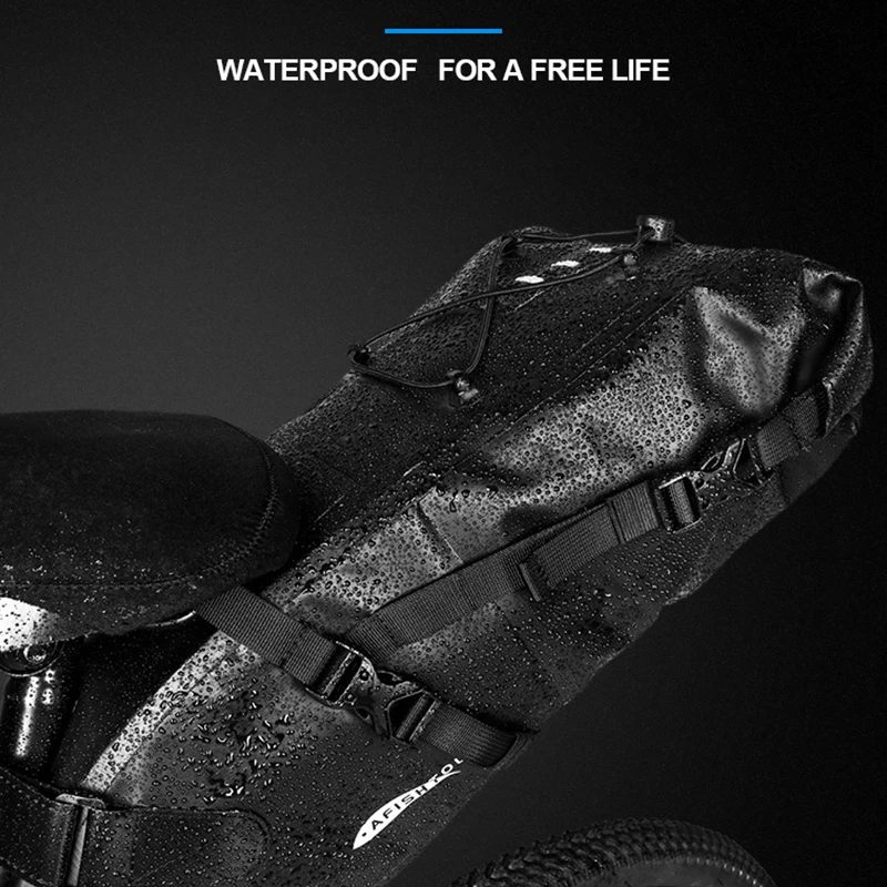 

Велосипедная водонепроницаемая сумка 13 л, вместительное седло для велосипеда, складная задняя Сумка для горного велосипеда, дорожный багаж...