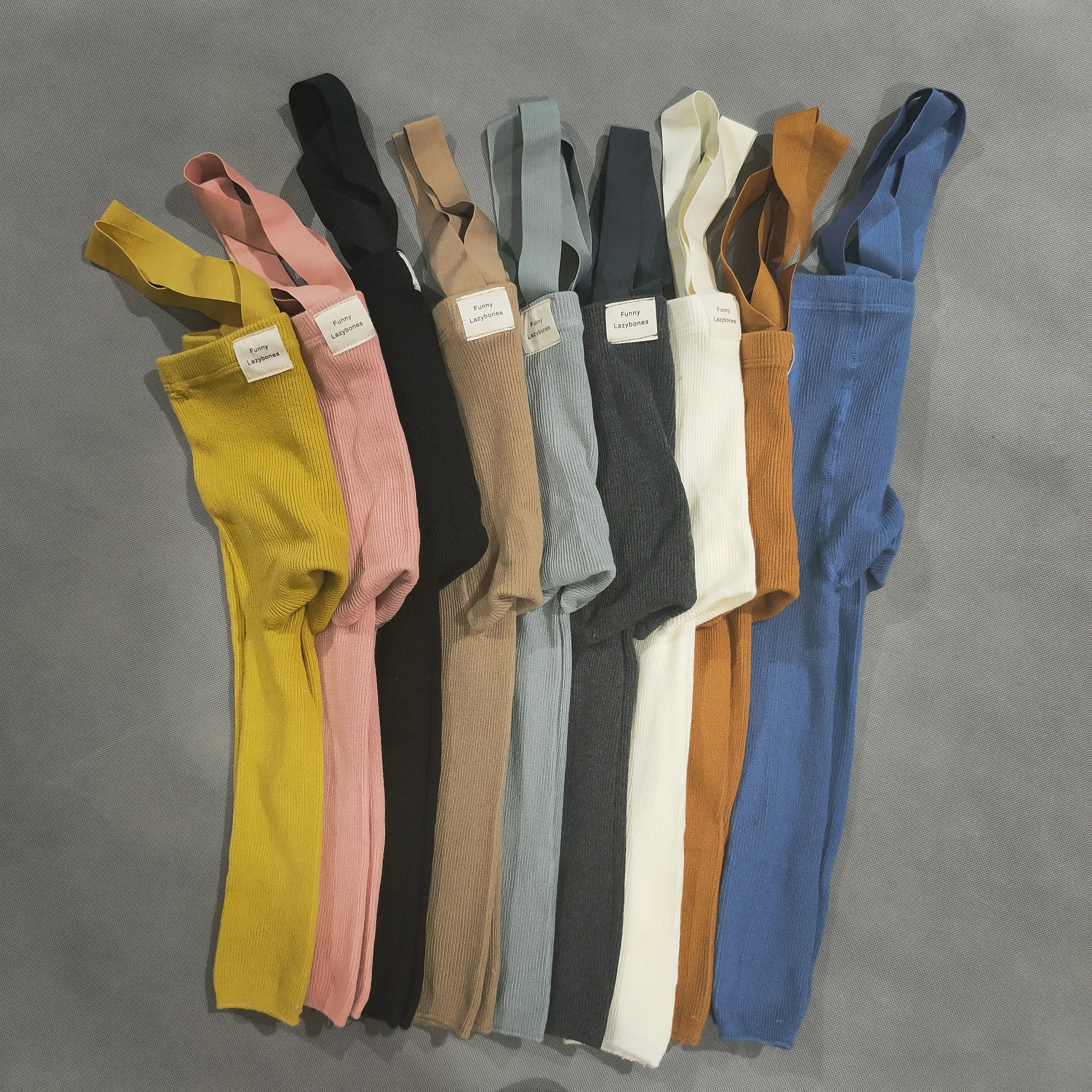 Испанские весенне-осенние модели подтяжки с высокой талией укороченные брюки