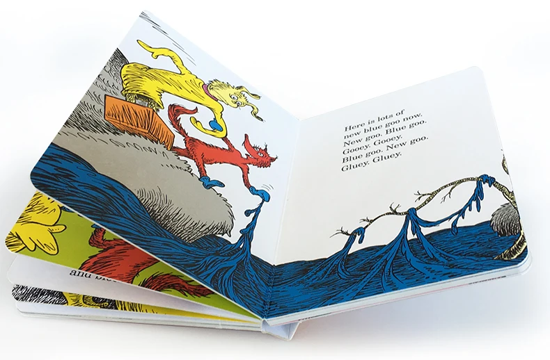 Английские настольные книги для детей Dr Seuss книга спутанников языка лисицы в