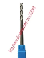 1pc d630d6100 hrc50 2 flutes solid carbide flat end mills for aluminum cnc milling cutters router bits