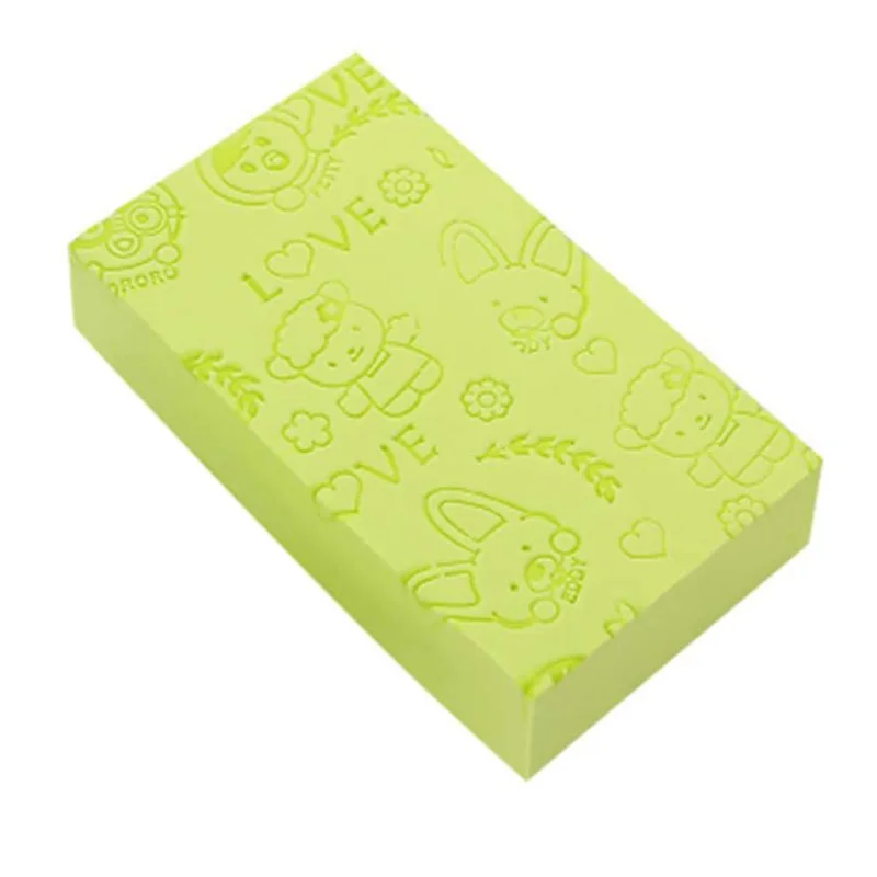 1pcs random color 4 шт. грязевой золы губки мягкие перчатки, ванна, губка Cuozao артефакт ничего не пахнет Когнитивная плавающая игрушка чашки для полоскания рта бытовой#40 - Цвет: 1pcs random color
