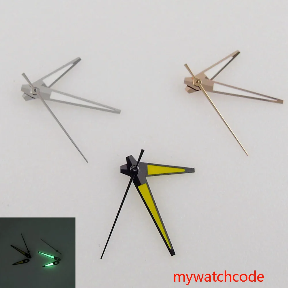 

Green Luminous Wristwatch Parts Hands Set For NH35 Automatic Movement Luminous