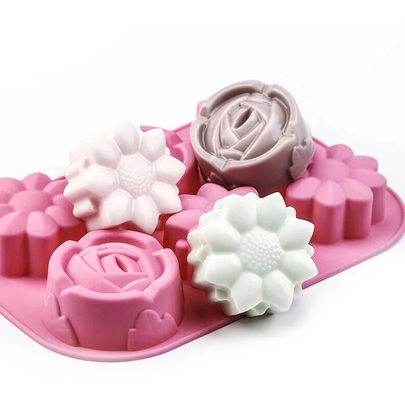 

Multifunctional Soap Molds For Making Silicone Mold Circle Cupcake Baking Pan Supplies New