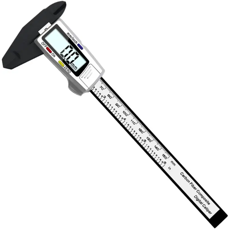 Электронный цифровой штангенциркуль корпус из нержавеющей стали с большим ЖК