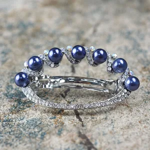 Женские головные уборы, милые стразы, заколки для волос, жемчужные аксессуары для волос, 2019