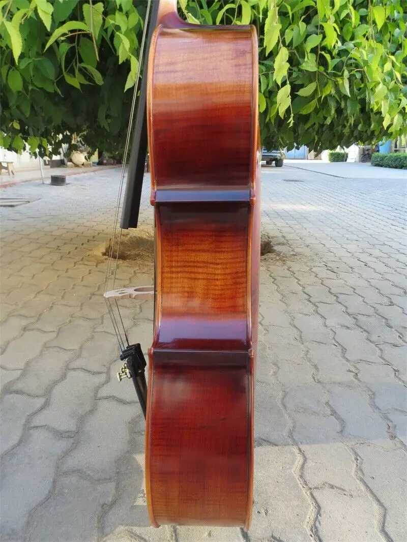 Strad style SONG Maestro 25 1/2 &quotВиолончель пламя клена мощный звук #14703|cello brands|1/2 cellocello |