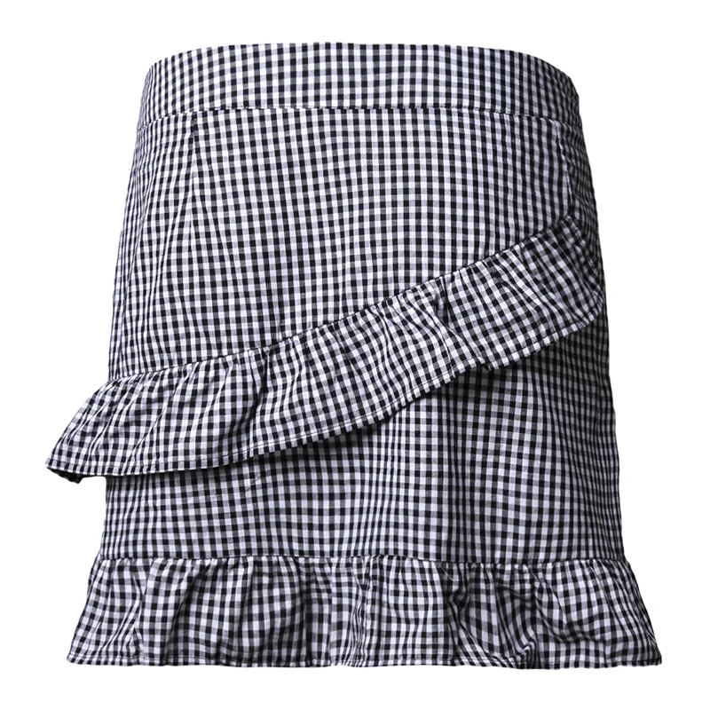 Женская короткая юбка в клетку летние пляжные мини-юбки женские модные