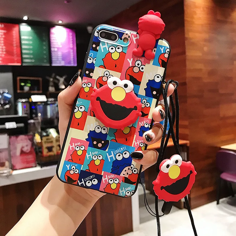 Чехол для мобильного телефона с изображением улицы Сезам iPhone X XS XR XSMax 8 7 6 6S PluS