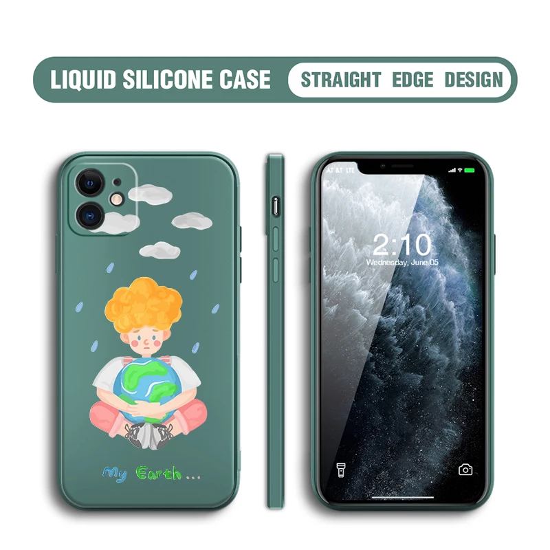 

Nohon Phone Case for iPhone X Back Cover Casing for iPhone 12 11 Pro Max XR XS 8 7 6 6S Plus SE 2020 Fundas Soft Silicone Case