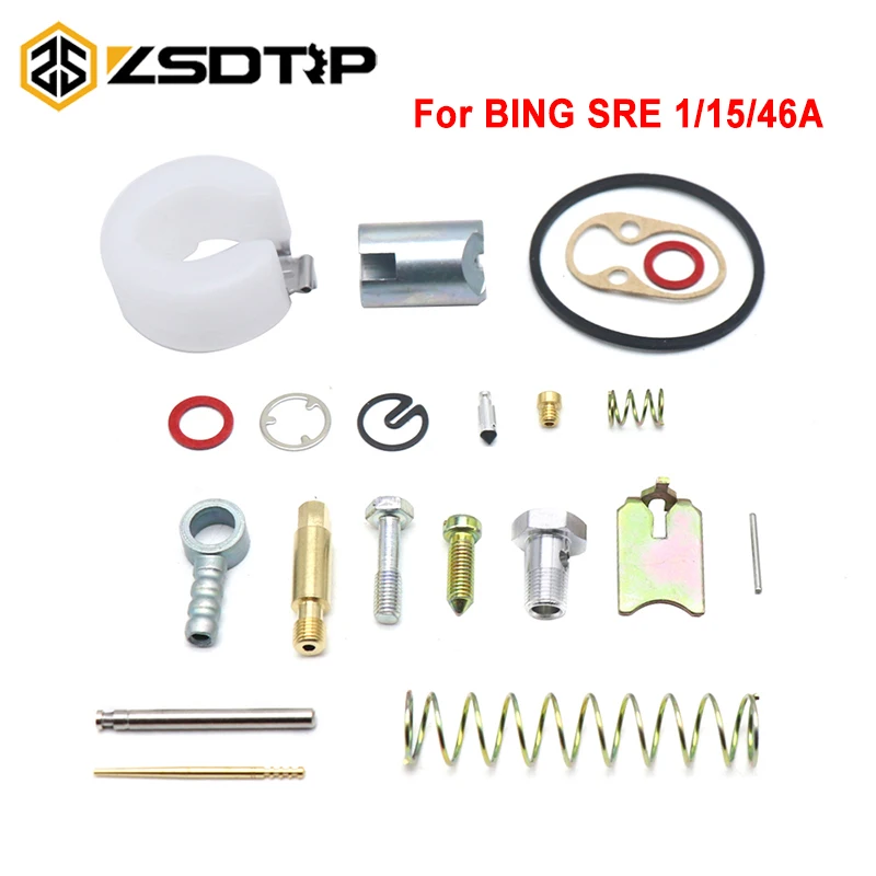 

Ремкомплект прокладок для мотоцикла ZSDTRP, 15 мм, КАРБЮРАТОР BING, для карбюратора BING SRE 1/15/46A