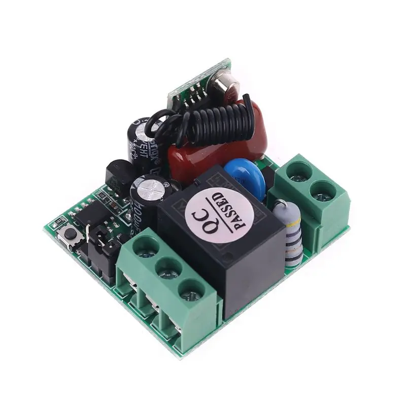 1CH 220V 315MHZ 433MHZ + SF02 2 водонепроницаемые кнопки беспроводной пульт дистанционного