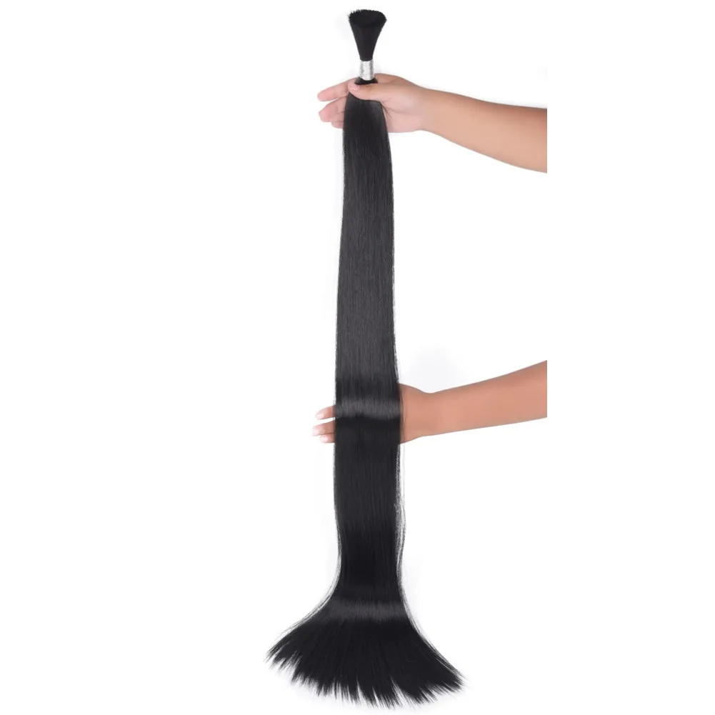 Blice длинные прямые синтетические волосы в пучках 40 дюймов оптом 1 стая вязаная