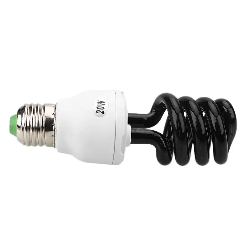 E27 Blacklight лампочка лампа 20/40 Вт УФ ультрафиолетовые люминесцентные 220В фиолетовый