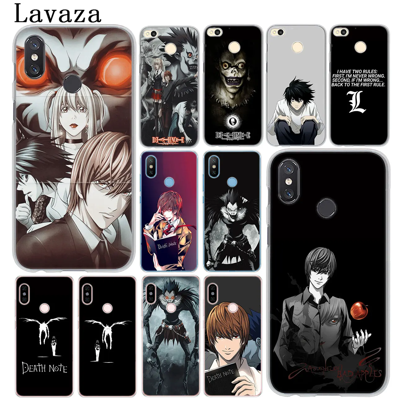 Твердый чехол для телефона Lavaza Death Note Ryuk kira Xiaomi MI 10 9 9T CC9 CC9E A3 Pro 8 SE A2 Lite A1 pocophone f1 6 Mi10