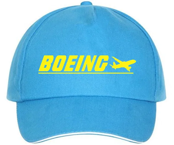 XQXON-, новинка, Повседневная модная бейсбольная кепка с принтом Boeing для мужчин и женщин, бейсболки унисекс, HH02 - Цвет: Sky blue