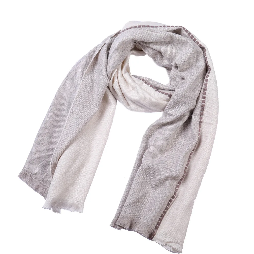 2019 дизайнерский зимний женский стандартный теплый кашемировый шарф шаль