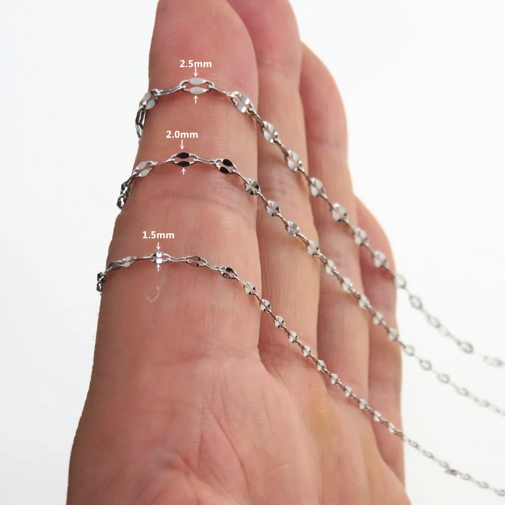 Золотая цепочка из нержавеющей стали для мужчин и женщин модные женские