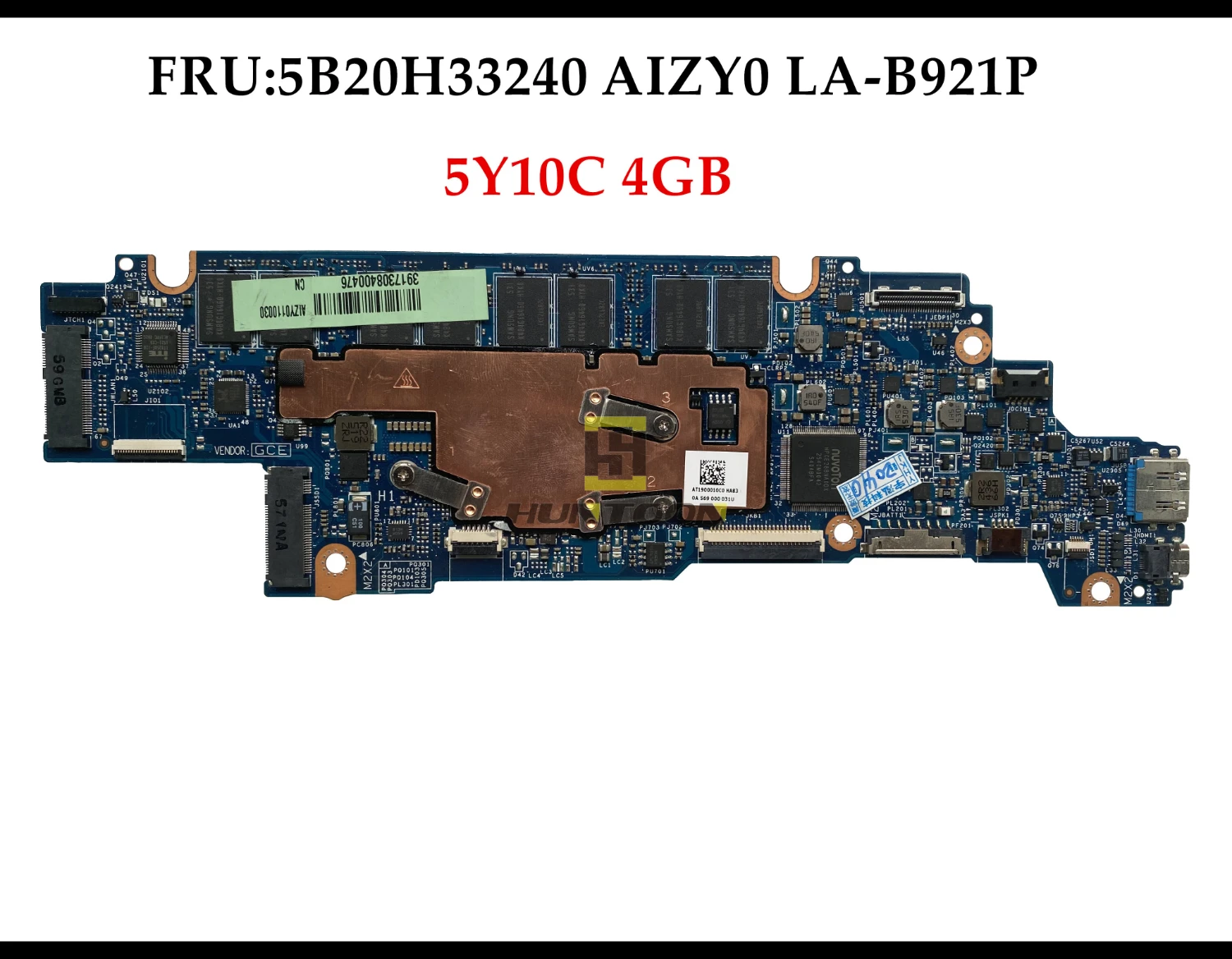 Оригинальная материнская плата 5B20H33240 для ноутбука Lenovo Yoga 3 11 AIZY0 LA B921P 5Y10C 4 Гб RAM 100%