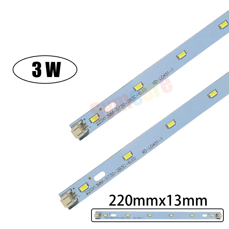 10 шт. светодиодный светильник s SMD 5730 высокие носки без пятки Яркость PCB источник 220