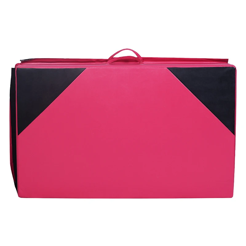 

4' x 10' x 2" Thick Folding High Quality PU Panel Gymnastics Mat Eco-Friendly Advanced EPE Foam Multifunction Yoga Pilates Mat