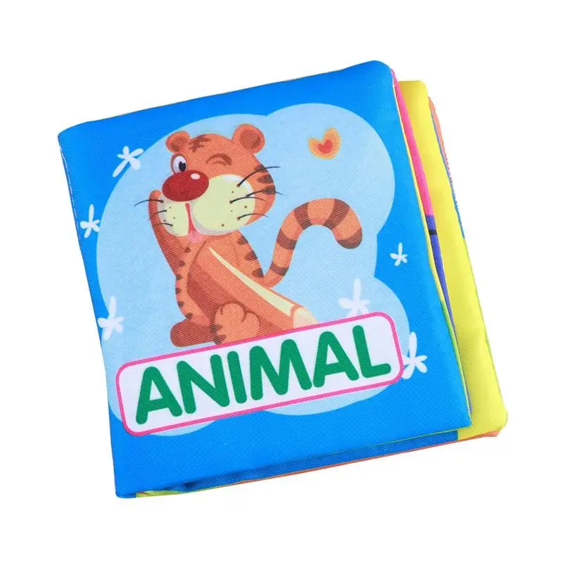 Детские книги из мягкой ткани детские первые нетоксичные тканевые Обучающие