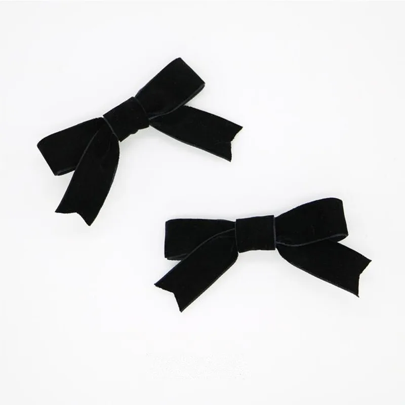 

4pcs New Bows Velvet Hair Clips Fashion Bowknot Hairpinss For Women Girls Hair Accessories Lovely Bow Hair Barrettes