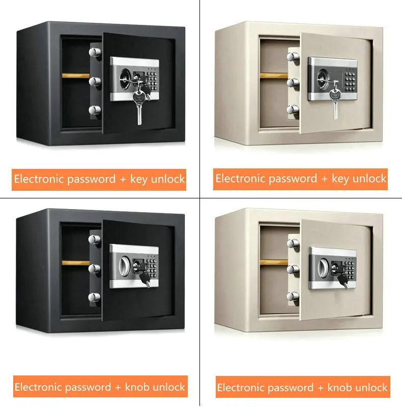 Электронный сейф с паролем шкафчик двойной разблокировкой для Хранения