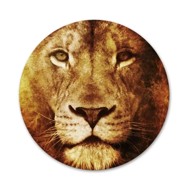 Льва на африканский степной значок брошь заколка аксессуары для одежды рюкзак