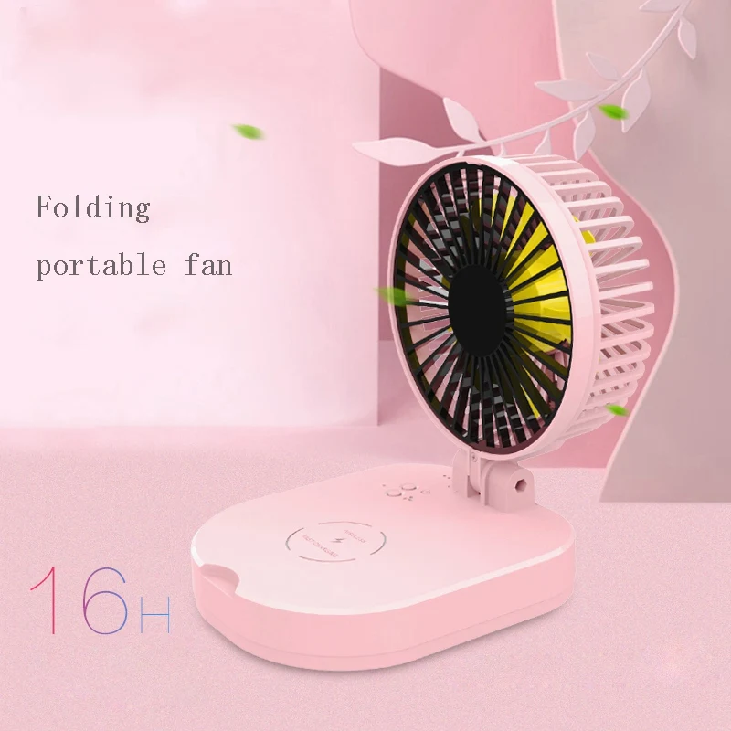 5000 мАч Usb маленький вентилятор складной портативный мини для мобильного телефона