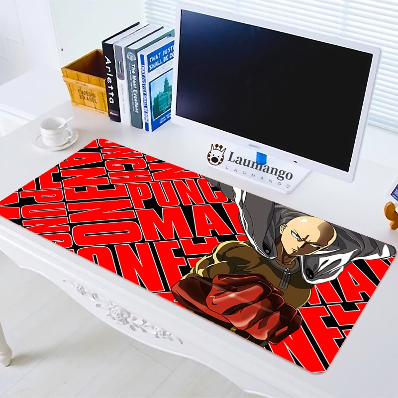 

Extra Large Mouse Pad Computer gaming carpet One-punch man Anti slip Rubber Gaming Mouse Mat with Lock-Edge mousepads mouse