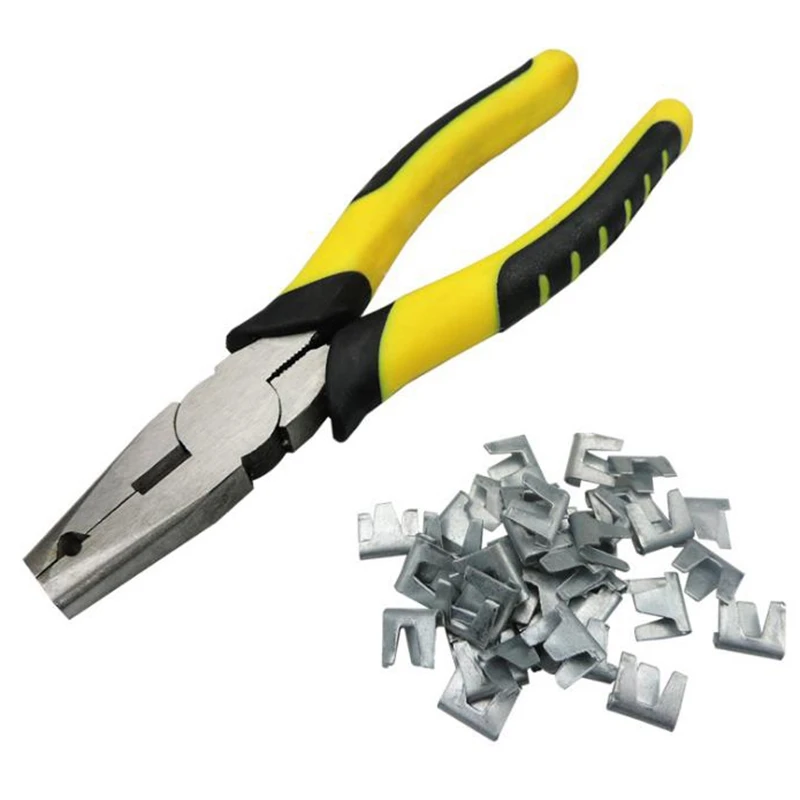 Клетка для птицы кур зажим установка плоскогубцы сборка карты Пряжка