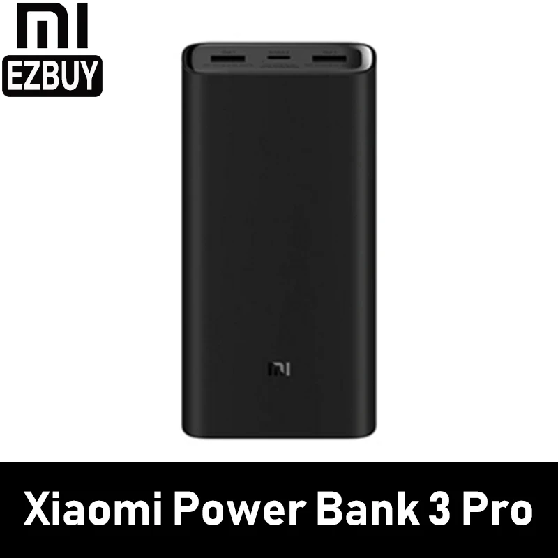 2019 Новый 20000 мАч Mi Мощность банк 3 Pro Edition USB C двухсторонняя Быстрая зарядка