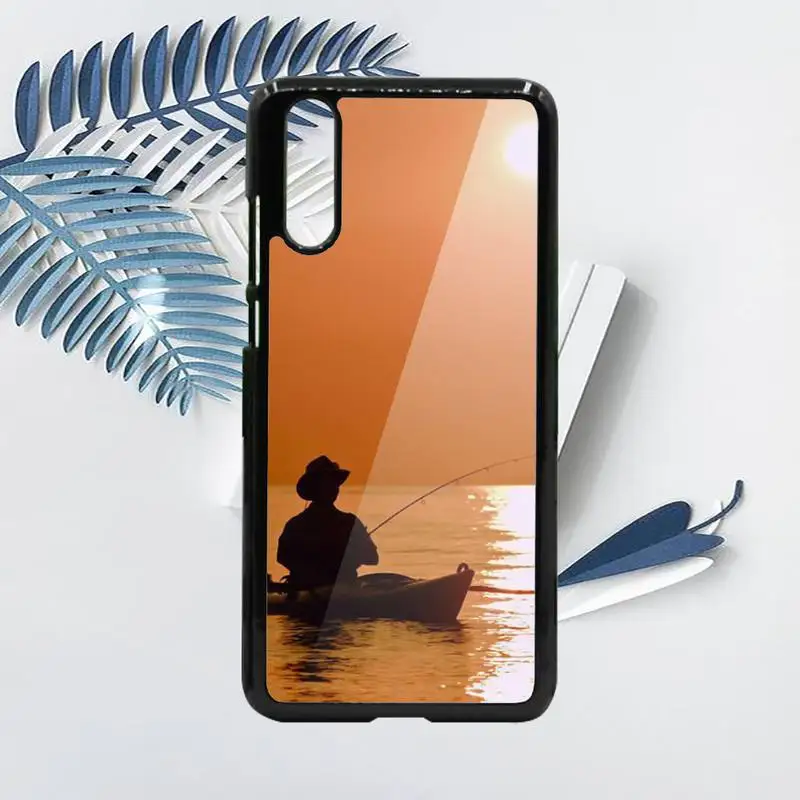 

Hunting animal and fishing man Phone Case PC For Samsung galaxy S note 8 9 20 10 e lite2019 plus pro ultra