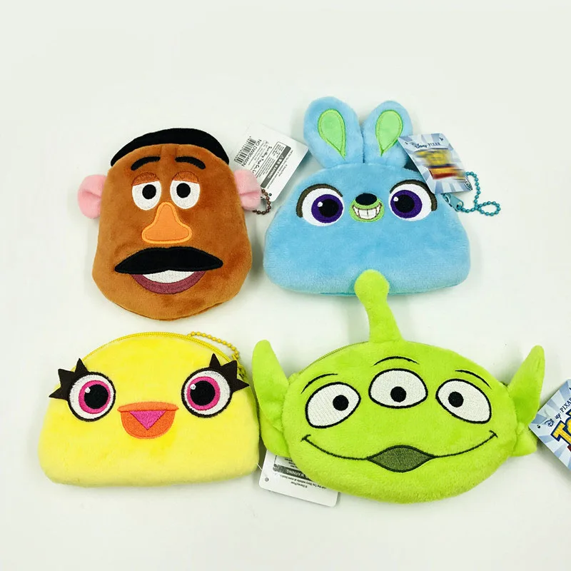 Мультипликационный фильм История Игрушек 4 плюшевый Кошелек для монет на молнии