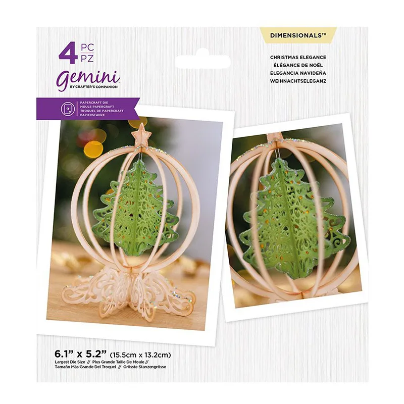 Штампы Рождественский хрустальный шар вырезанные металлические штампы сделай